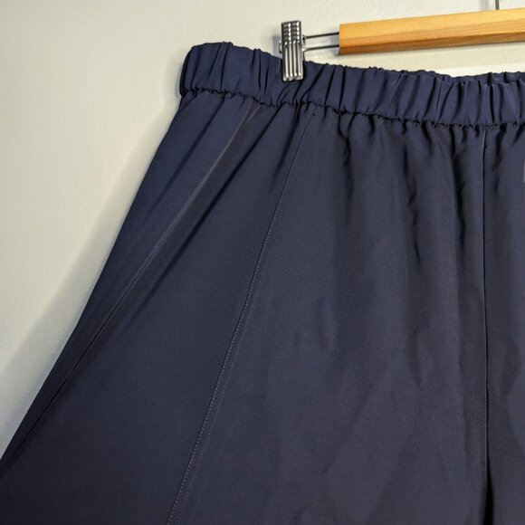 NWT Calvin Klein Plus Ankle Elastic Pull-On Pants Blue Sz 3X Crepe Trouser - Picture 6 of 6